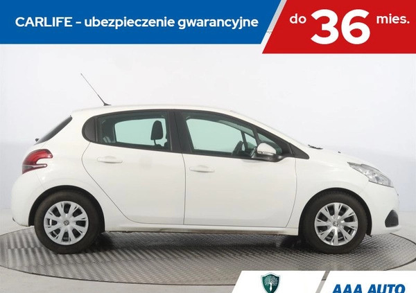 Peugeot 208 cena 29000 przebieg: 65595, rok produkcji 2015 z Nowe małe 172